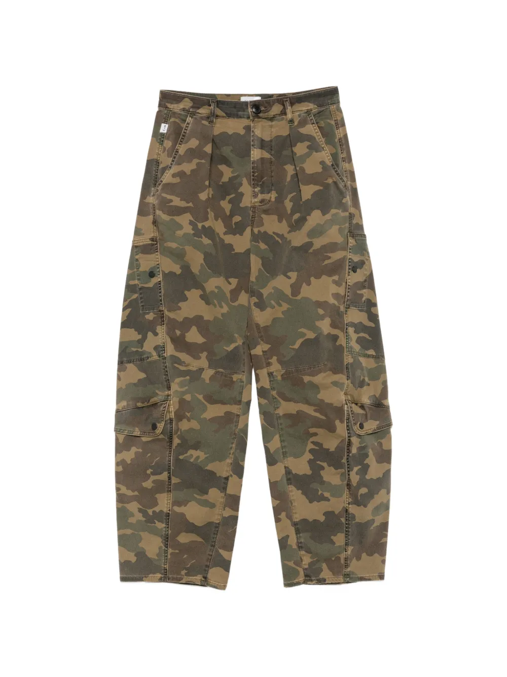 Citizens of Humanity Flight camouflage-print straight trousers - Verde