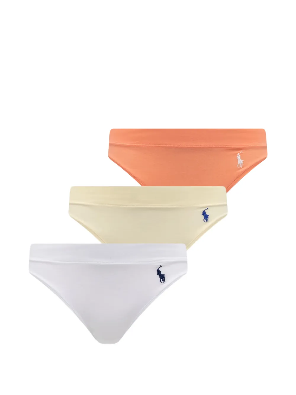 Polo Ralph Lauren logo-embroidered briefs - Weiß