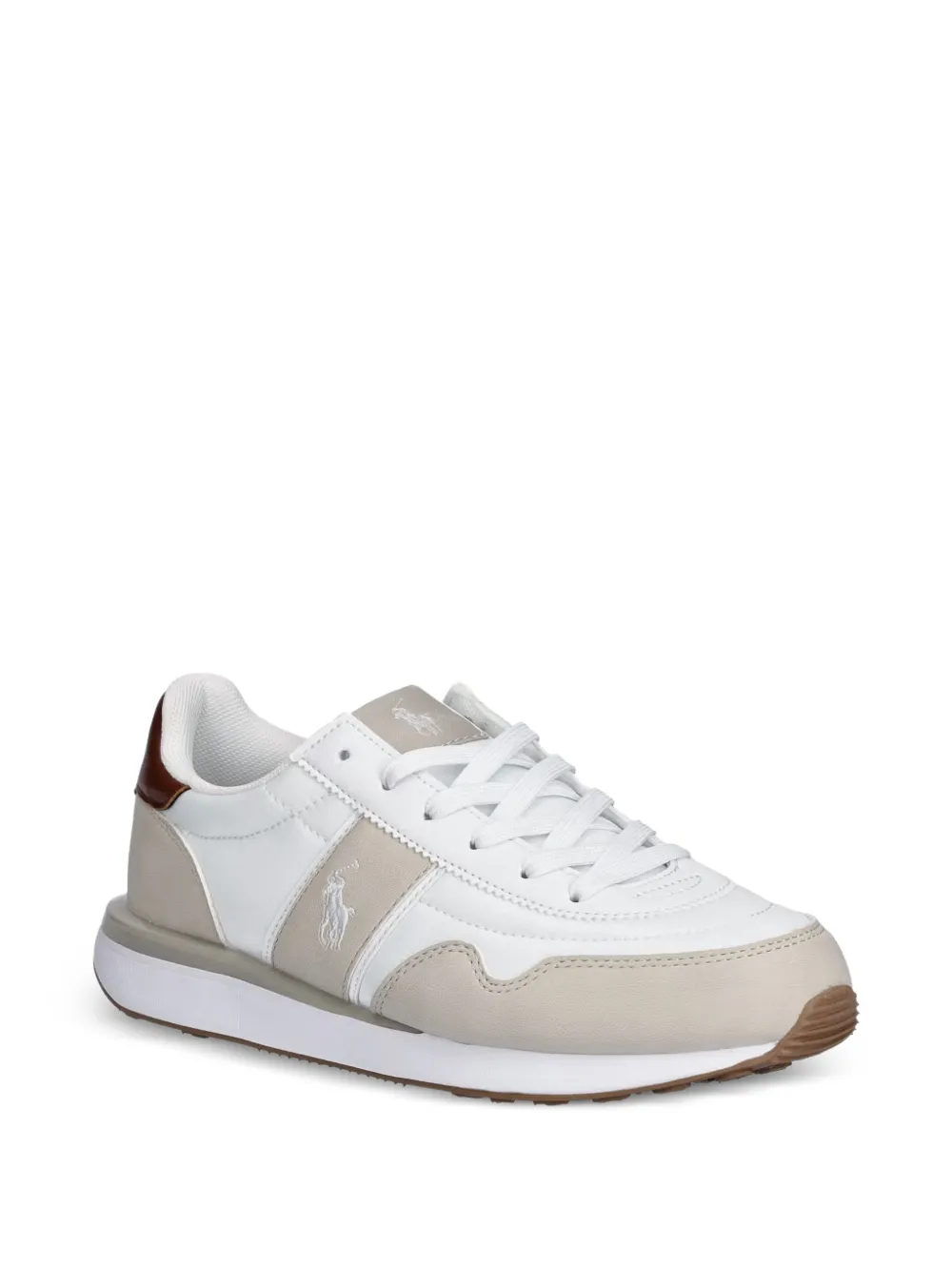 POLO RALPH LAUREN KIDS Train 89 Sport II Sneakers mit Pony - Weiß