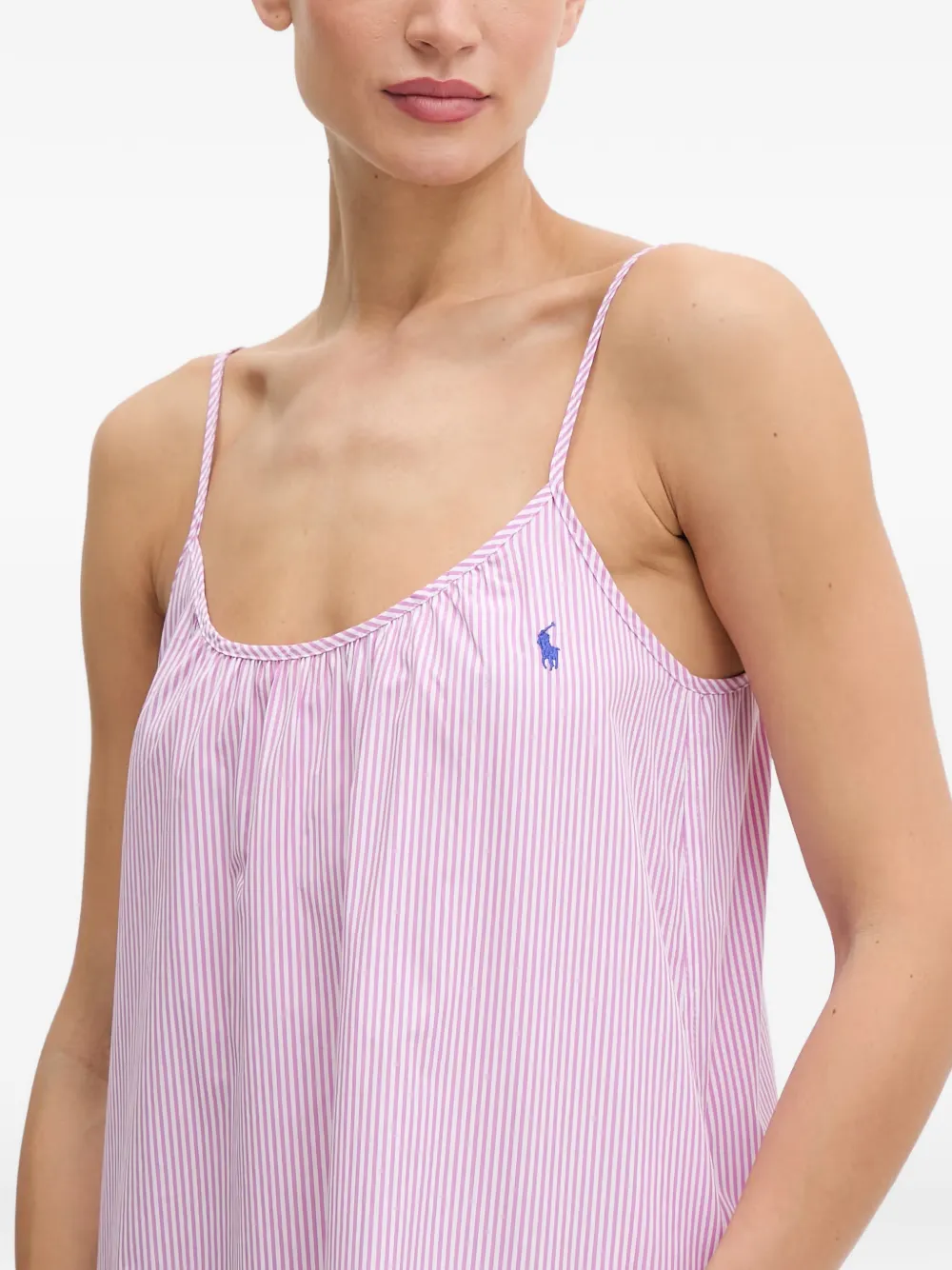 Polo Ralph Lauren Nachthemd met verticale streep Roze