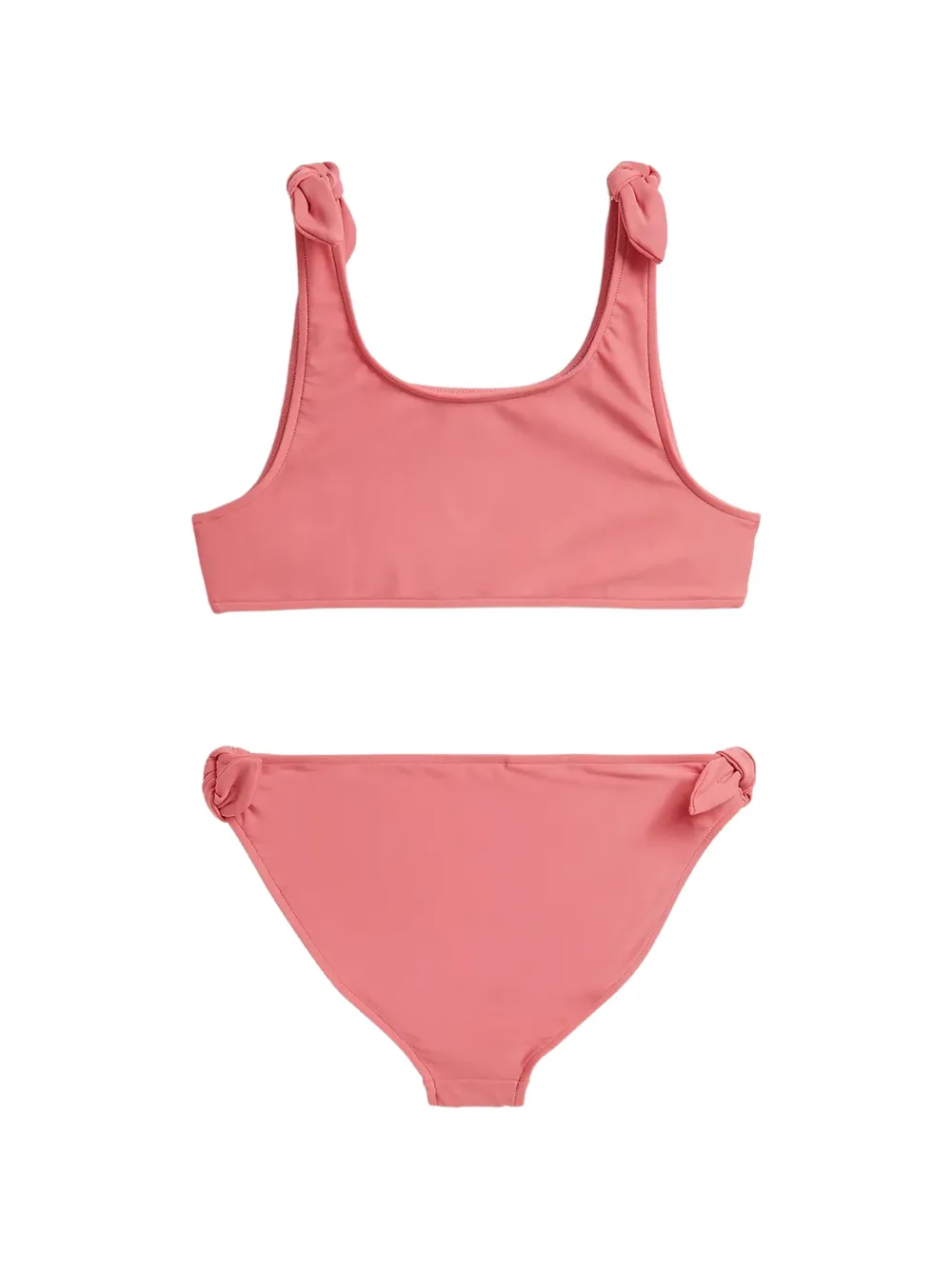 POLO RALPH LAUREN KIDS Big Pony motif knot-detail bikini Roze