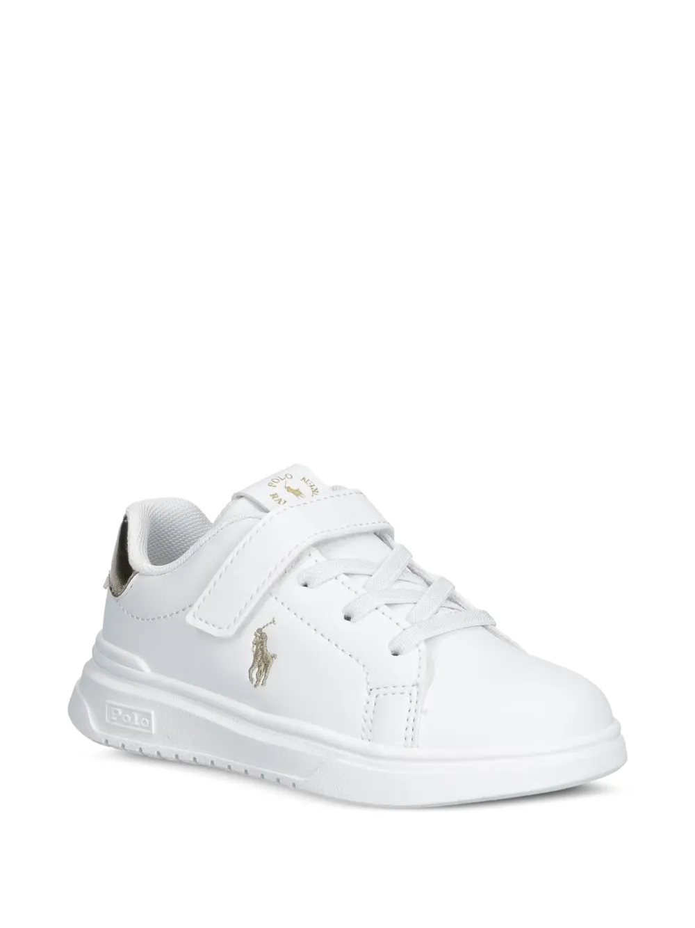 POLO RALPH LAUREN KIDS Heritage Court Super PS Sneakers mit Klettverschluss - Weiß