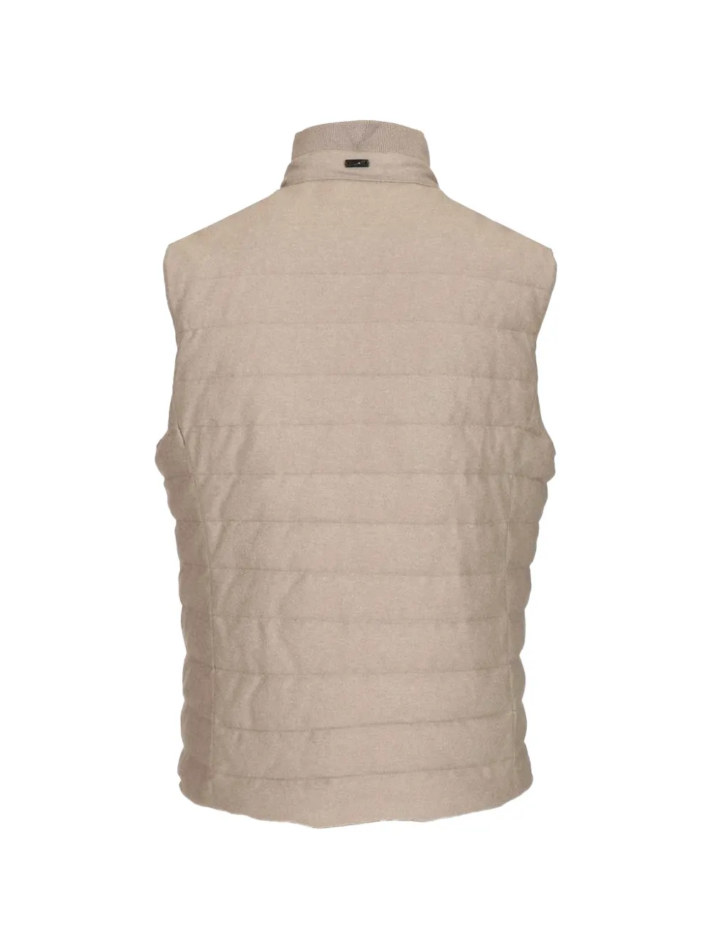 Fedeli Bodywarmer met hoge hals Beige