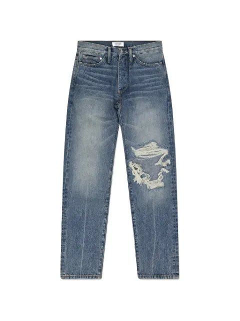 RHUDE distressed whiskering-effect jeans