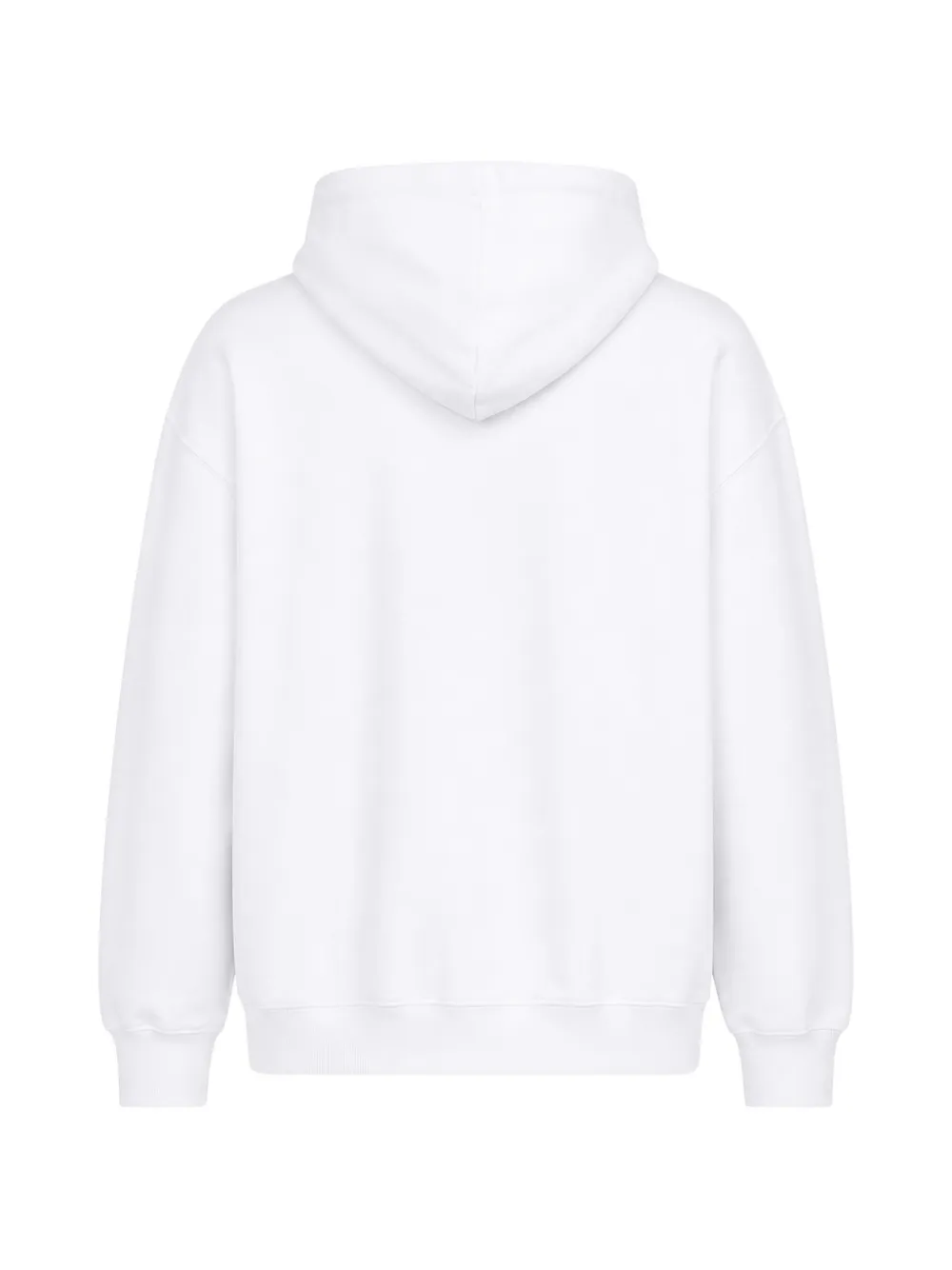 Off-White Hoodie met logoprint en trekkoord Wit