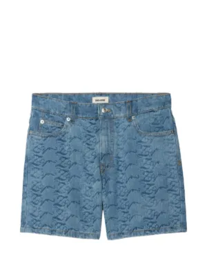 AAPE BY *A BATHING APE® ロゴ ショートパンツ | ブルー | FARFETCH JP
