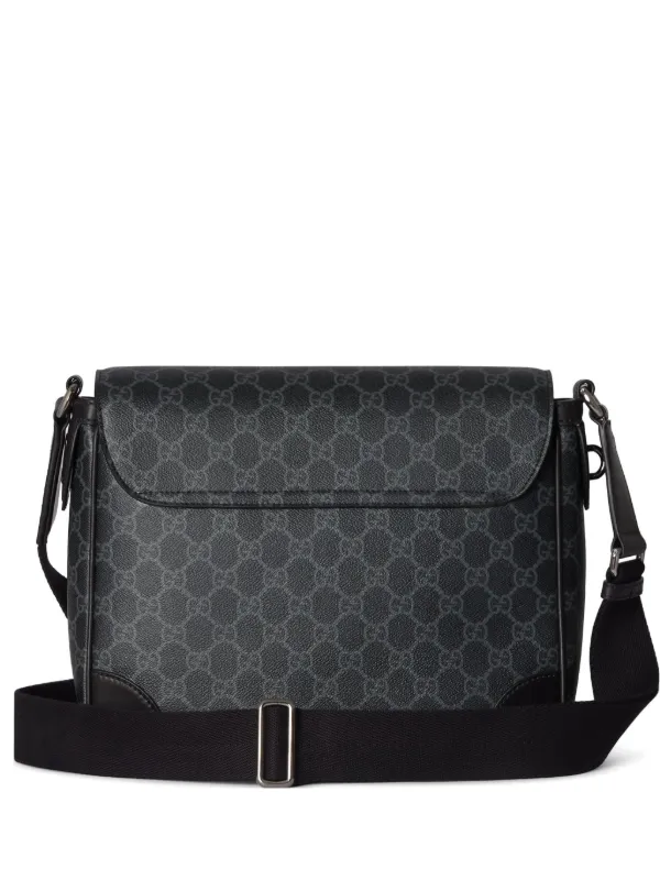 Gucci GG Emblem Shoulder Bag | Black | FARFETCH