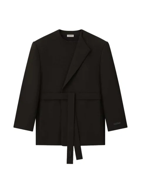 Fear Of God double-weave belted jacket