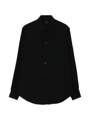 yohjiyamamoto ボタンシャツ Yohji Yamamoto ボタン シャツ | ブラック | FARFETCH JP
