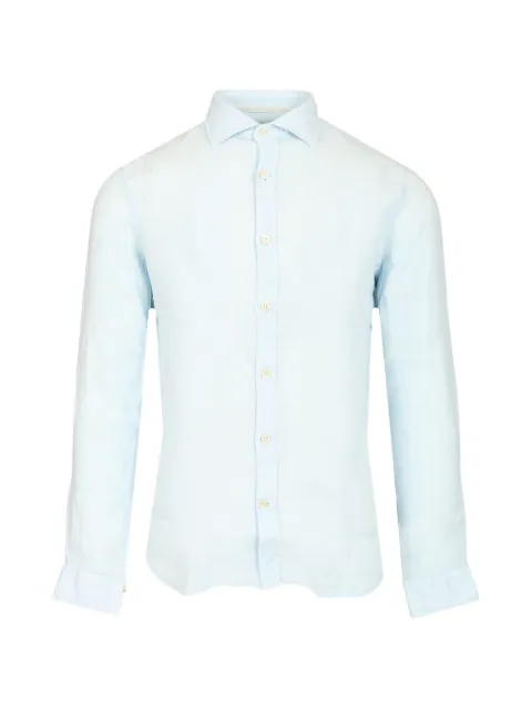 Al Duca D’Aosta 1902 spread-collar linen shirt