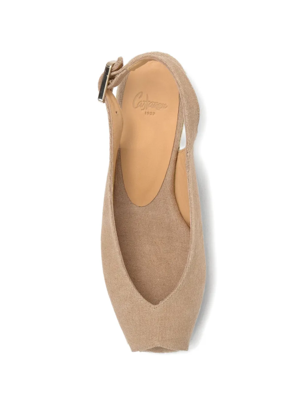 Castañer Dosalia buckle-fastening peep-toe espadrilles Beige