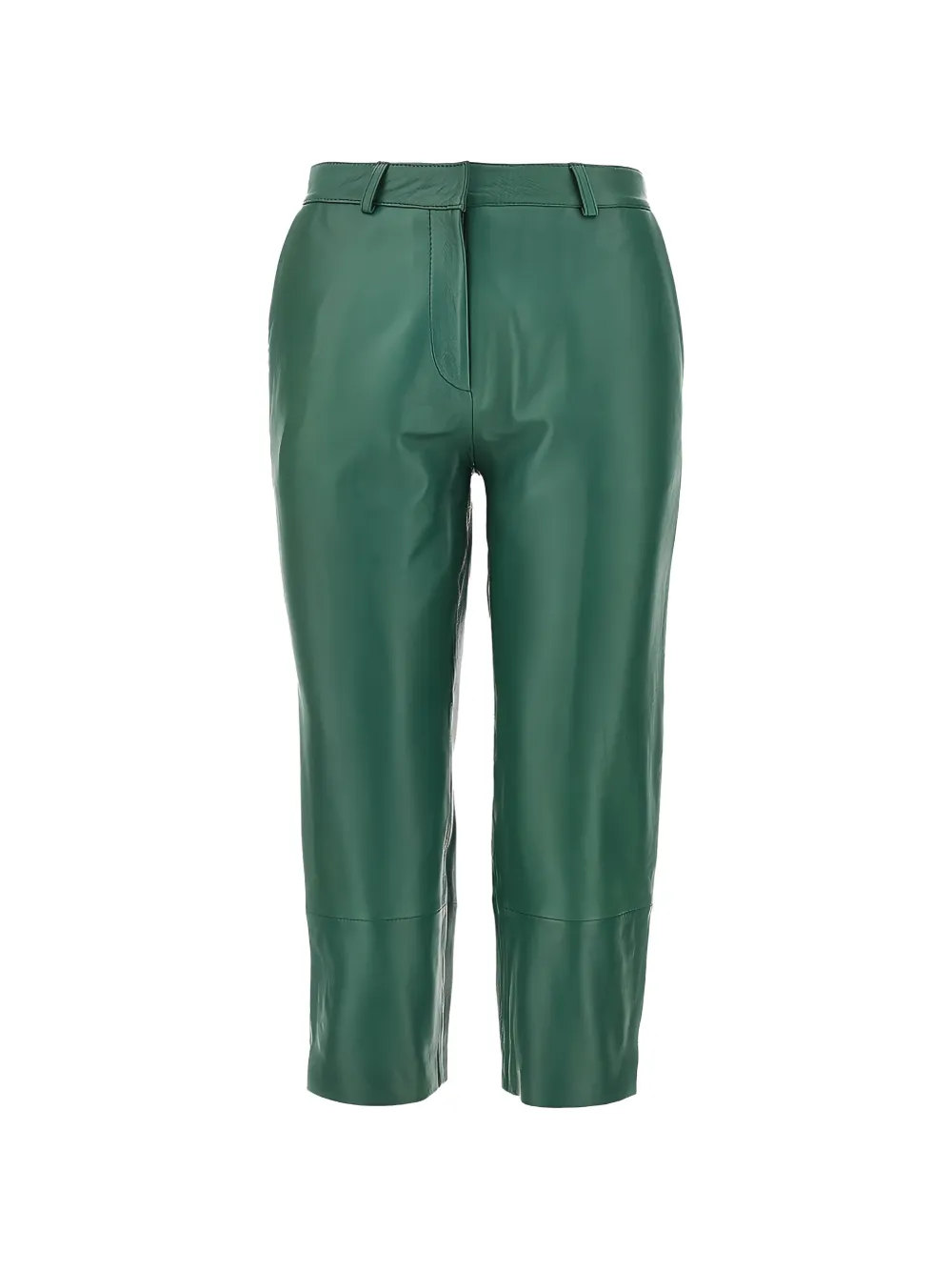 The Frankie Shop Lior leather trousers - Verde