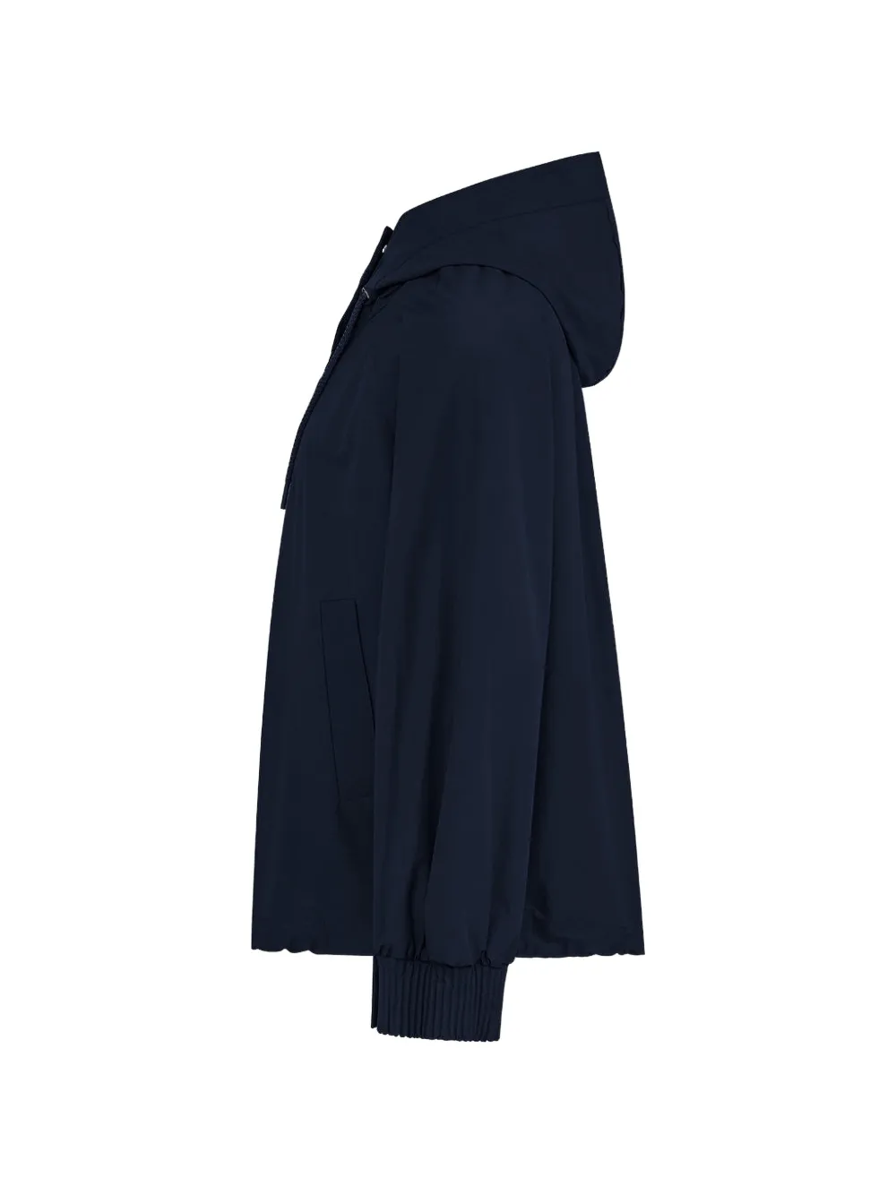 Duno Jack met raglan mouwen en capuchon Blauw