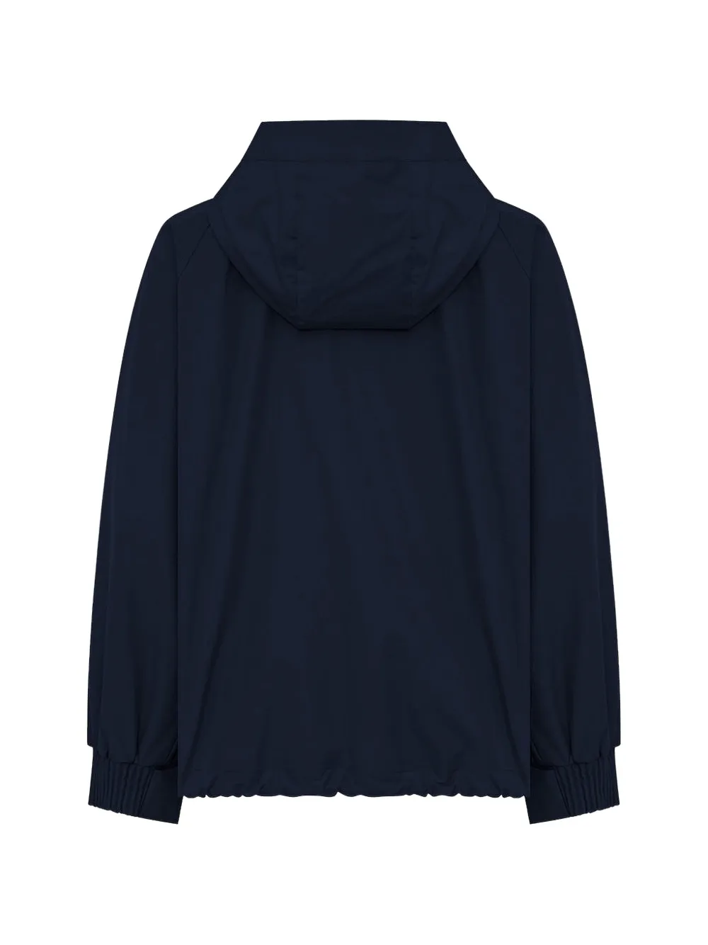 Duno Jack met raglan mouwen en capuchon Blauw