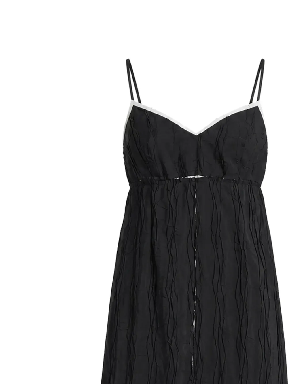 SIMKHAI Maxi-jurk met V-hals Zwart