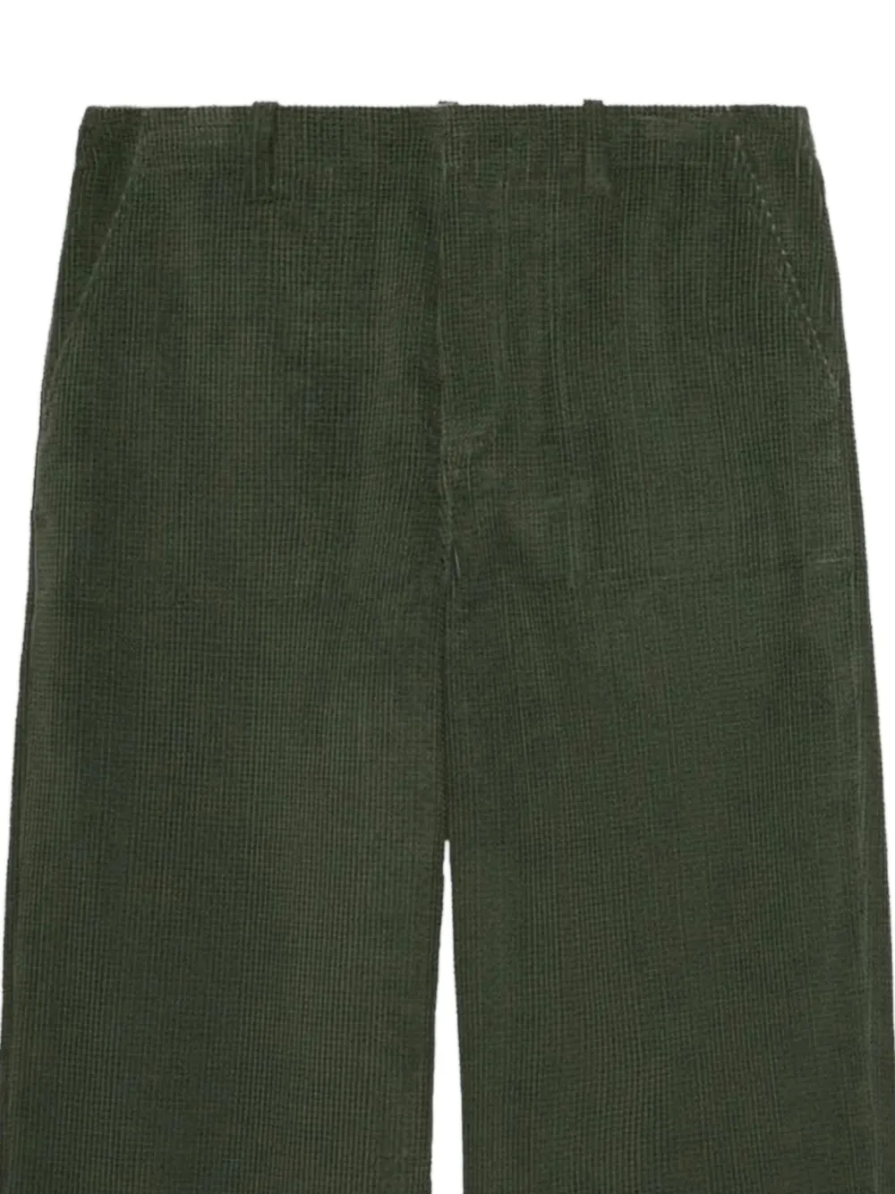 The Elder Statesman Ribfluwelen cargo broek Grijs