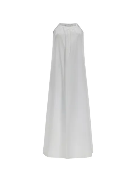 Max Mara halterneck gathered maxi dress