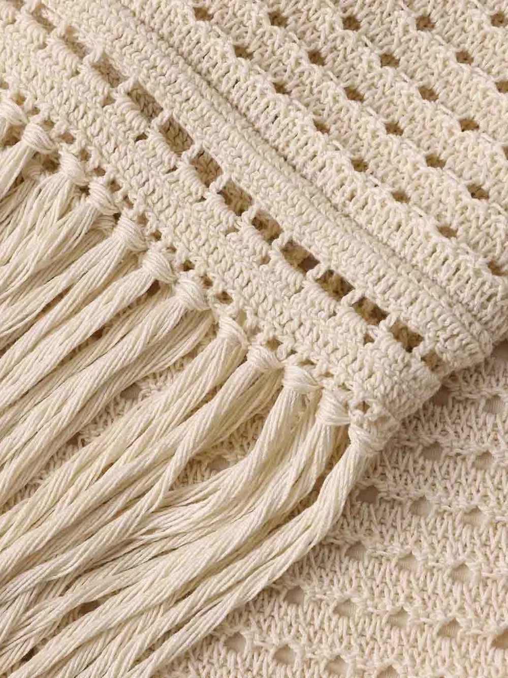 ZIMMERMANN Indra rok met franje Beige