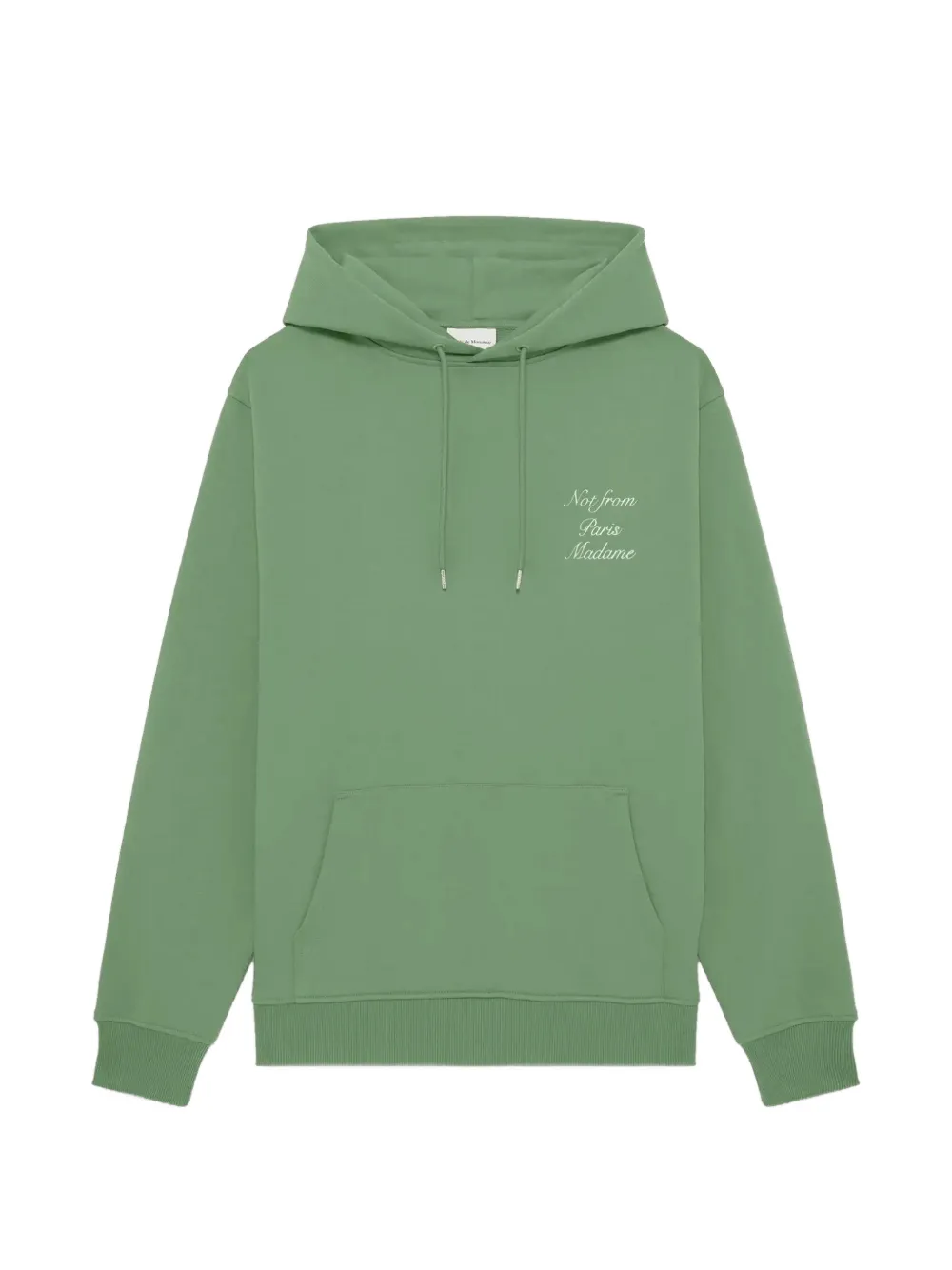 Drôle De Monsieur Calligraphy hoodie - Verde