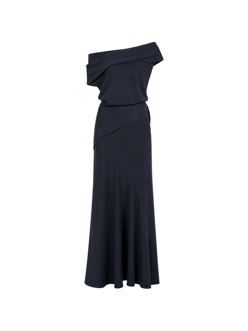 Cortana Onara off-shoulder wrap maxi dress - Blu