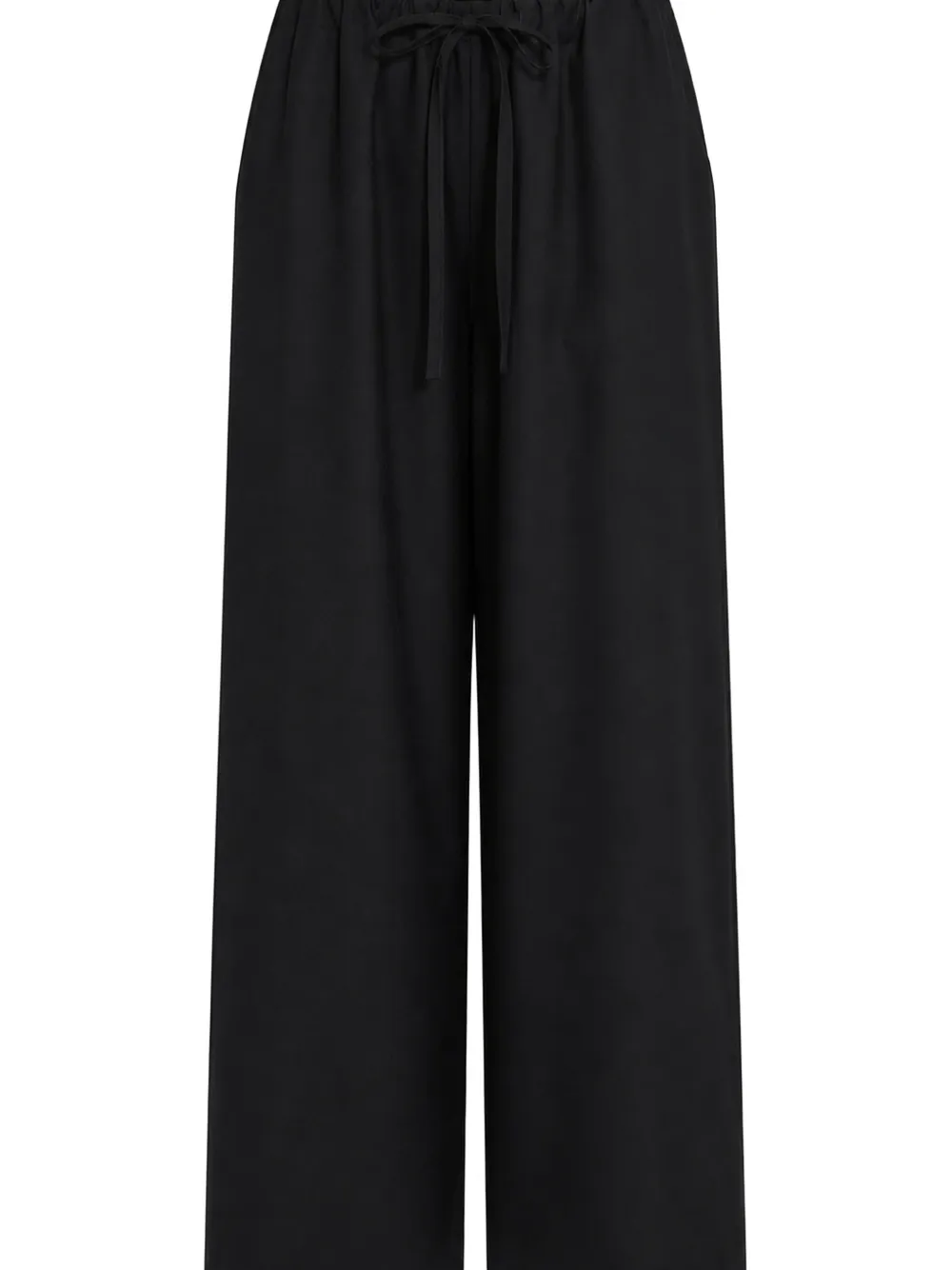 TOTEME Broek met trekkoordtaille Zwart