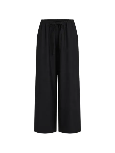 TOTEME pantalones anchos con cordones en la pretina