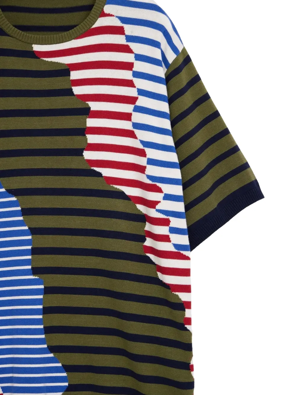 Desigual Gestreept T-shirt Groen