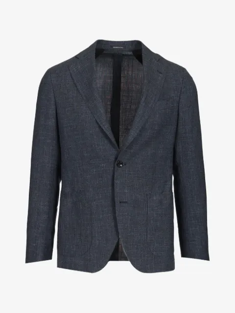 Al Duca D’Aosta 1902 melange-effect notched-lapel blazer