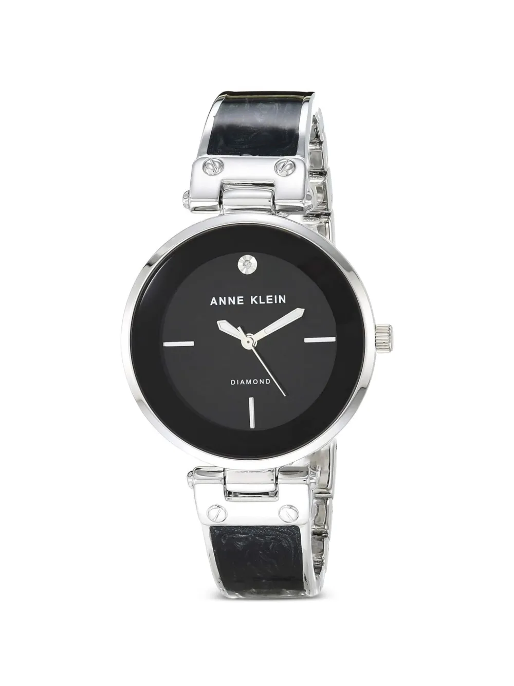 Anne Klein Diamond 34mm Watch In Multi