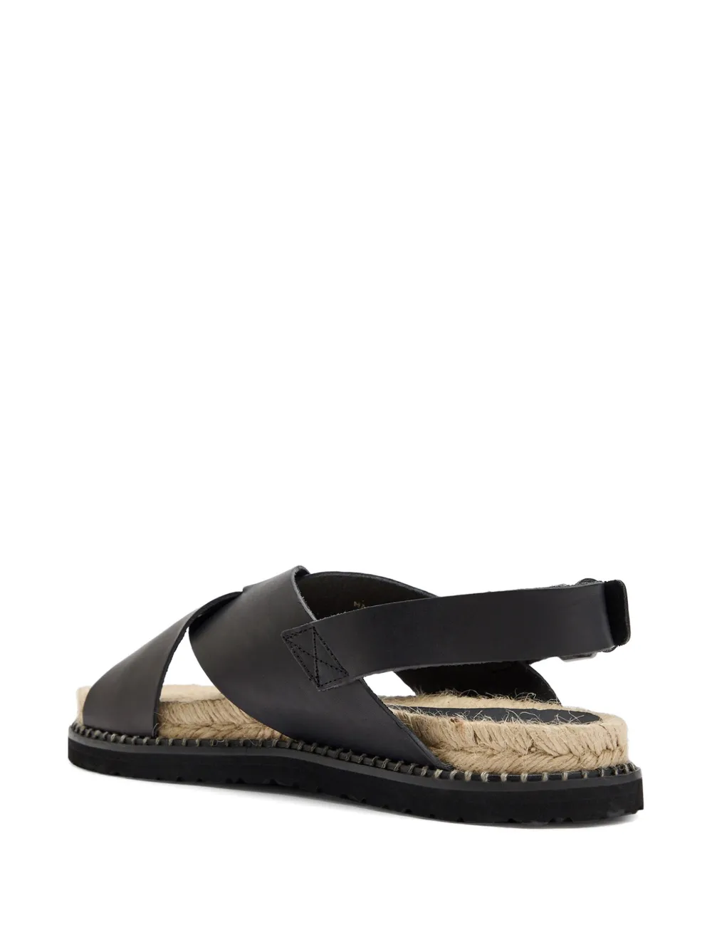 Castañer Tiago crossover-strap leather sandals Bruin