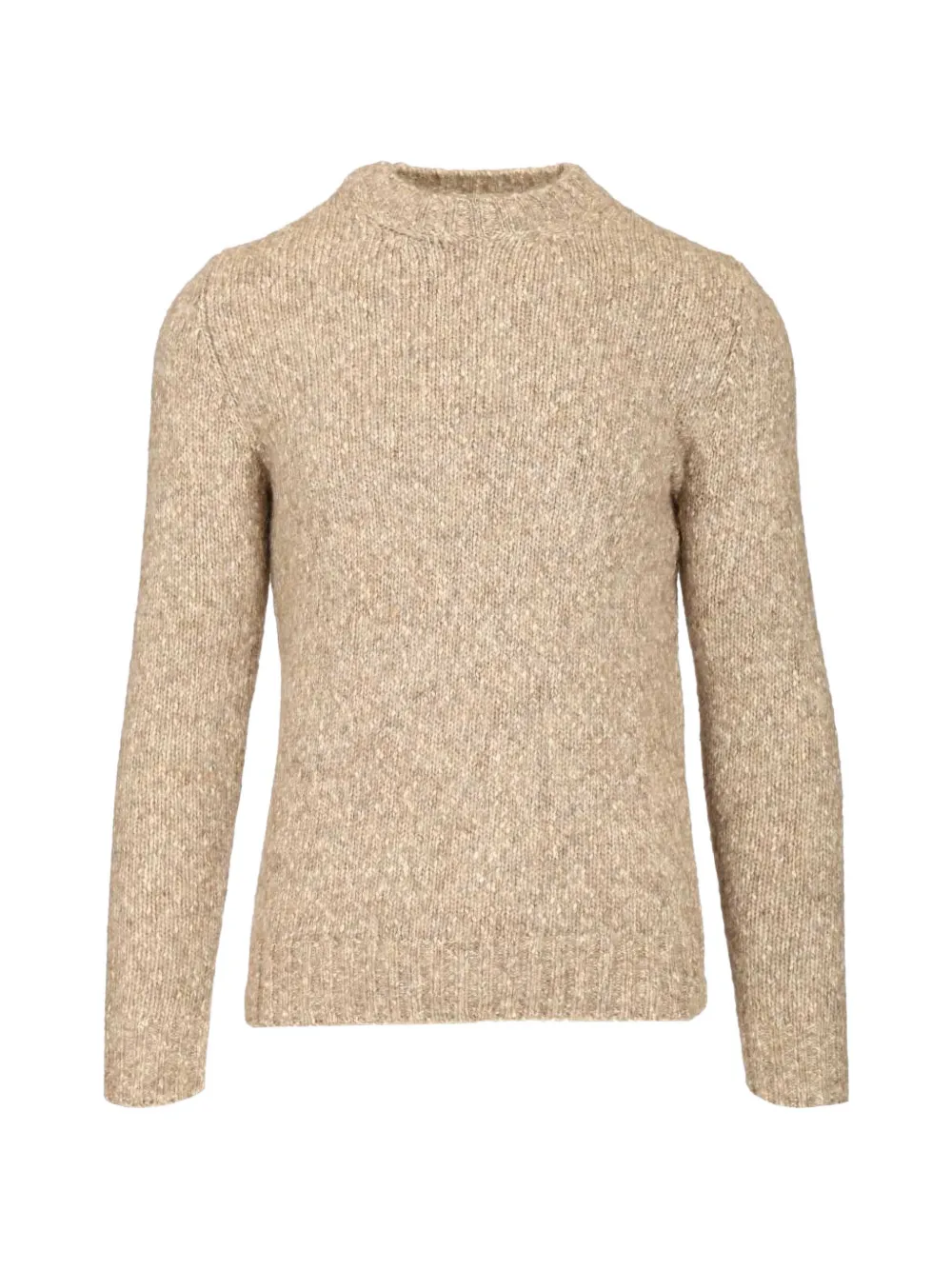 Al Duca D’Aosta 1902 chunky-knit crew-neck sweater - Nude