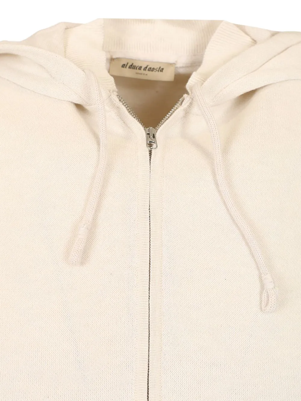 Al Duca D Aosta 1902 Mouwloze hoodie Beige