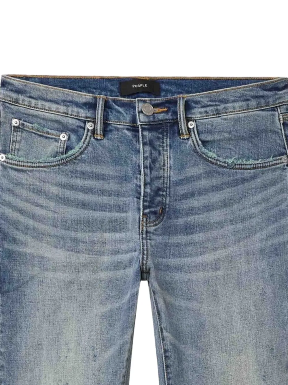 Purple Brand P001 Weft Buckshot jeans Blauw