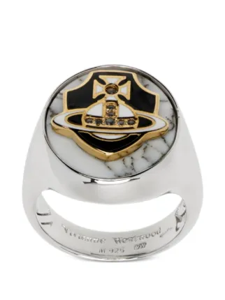 Vivienne Westwood Camino Orb リング | シルバートーン | FARFETCH JP