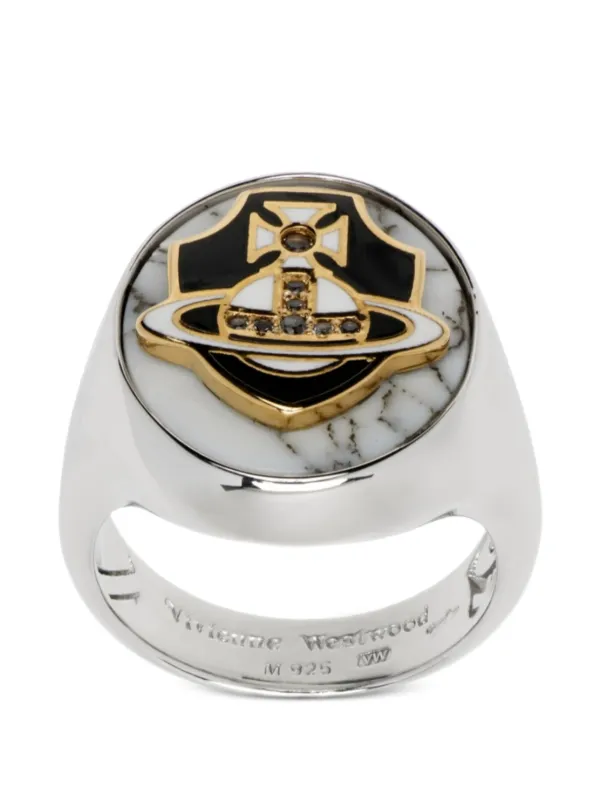 Vivienne Westwoodシルバーリング Vivienne Westwood Camino Orb リング | シルバートーン | FARFETCH JP