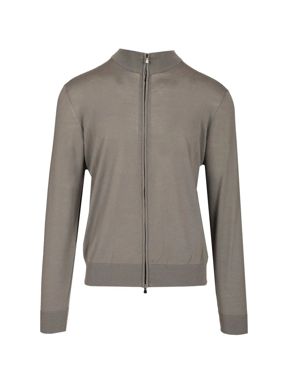Al Duca D’Aosta 1902 zip-up knitted cardigan - Grigio