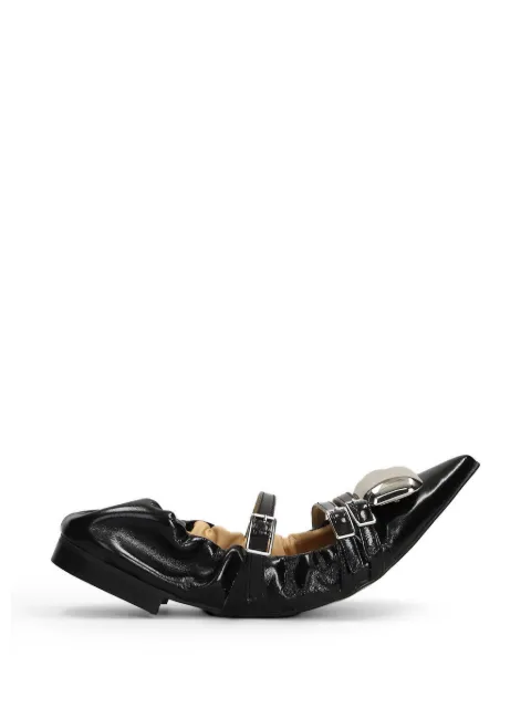 ALCHIMIA buckle-detail pointed-toe ballet flats