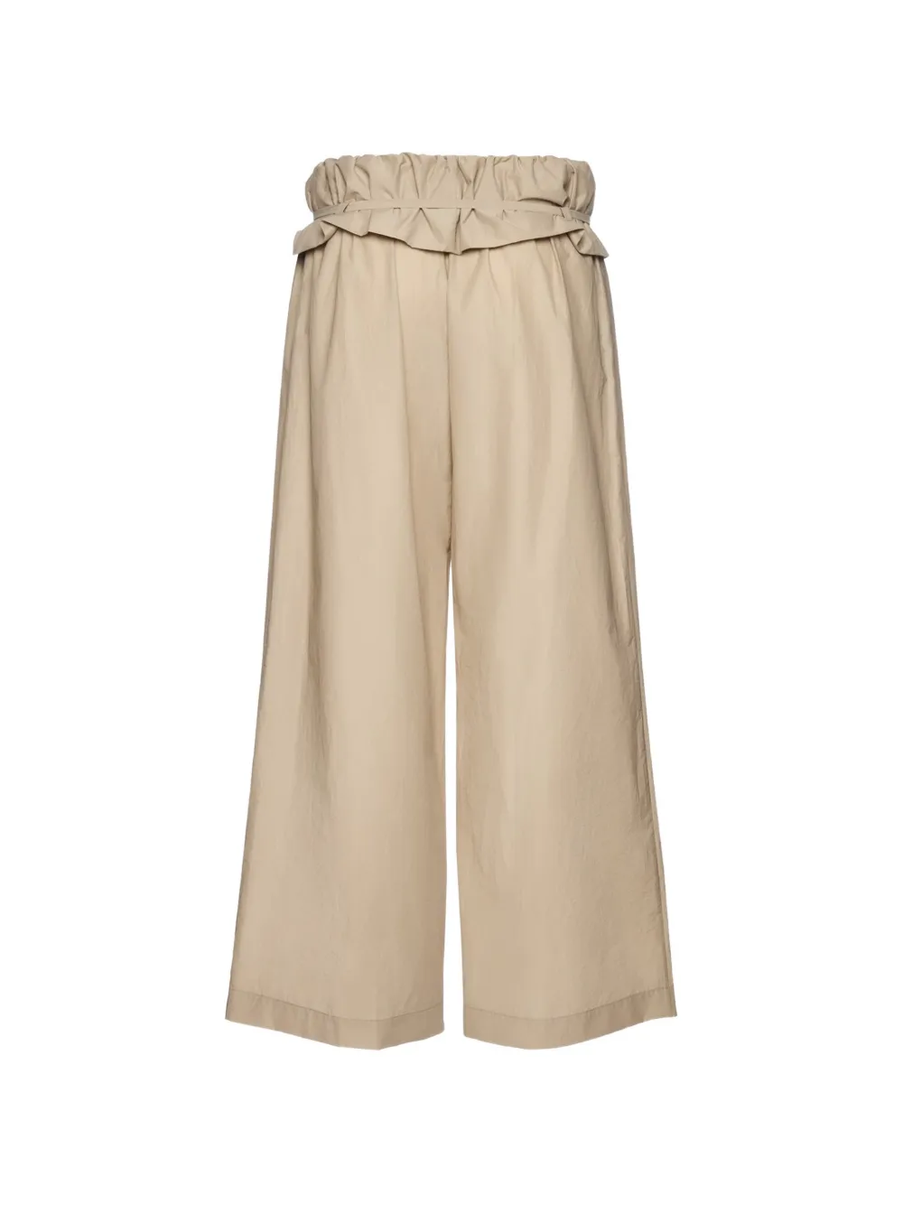 Magda Butrym High-waist broek met ruches Beige