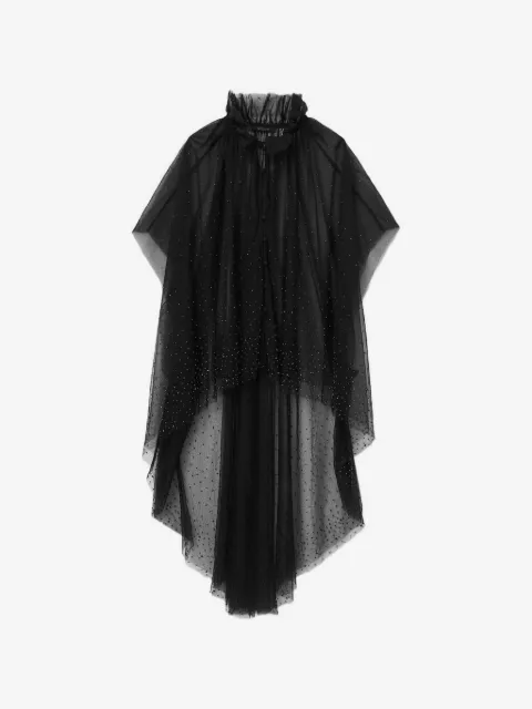 AllSaints ruffled embellished blouse