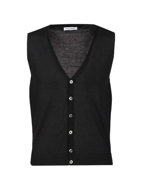 Al Duca D’Aosta 1902 fine-knit V-neck vest