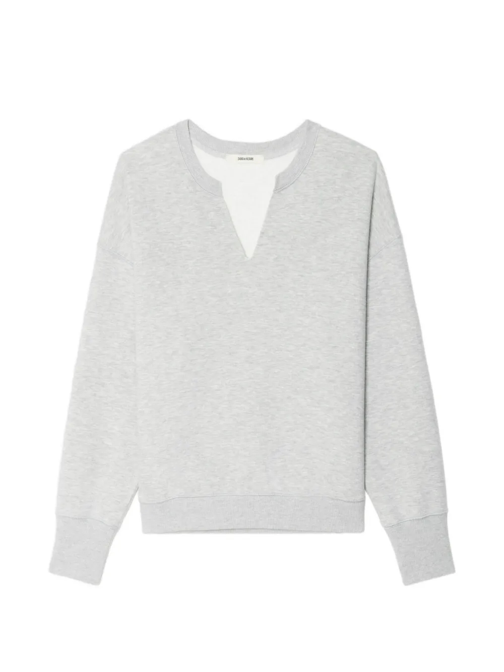 Zadig&Voltaire Felpa Olive con scollo a V - Grigio