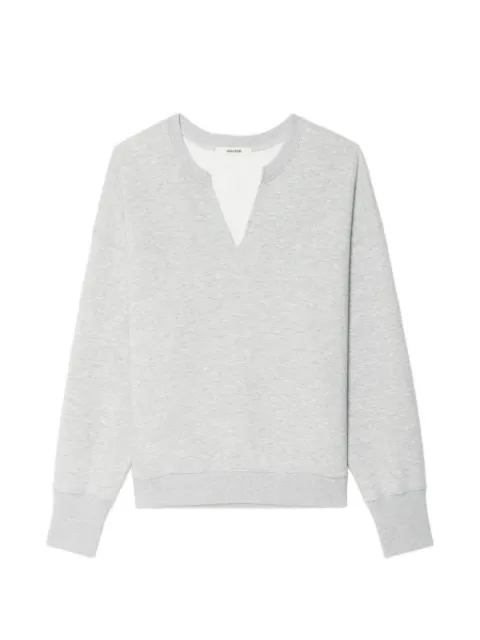 Zadig&Voltaire Olive v-neck sweatshirt