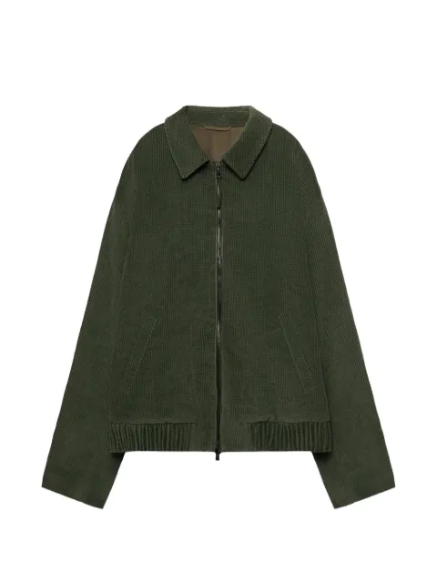 The Elder Statesman waffle-knit corduroy jacket