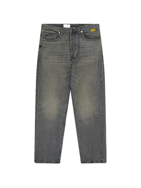 RHUDE whiskered straight-leg jeans