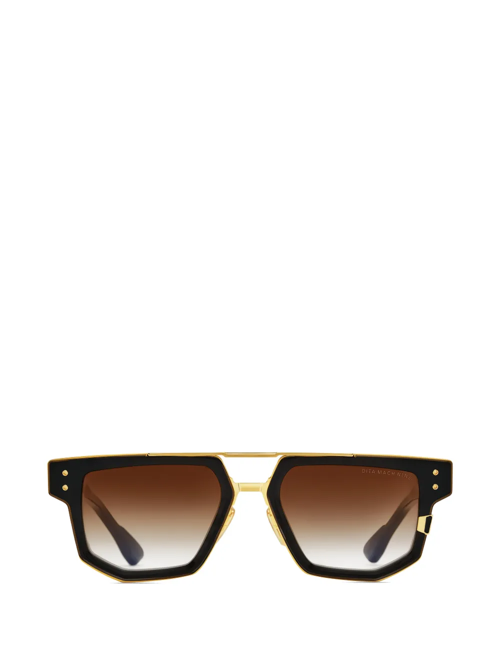 Dita Eyewear Occhiali da sole Mach-Nine geometrici - Oro