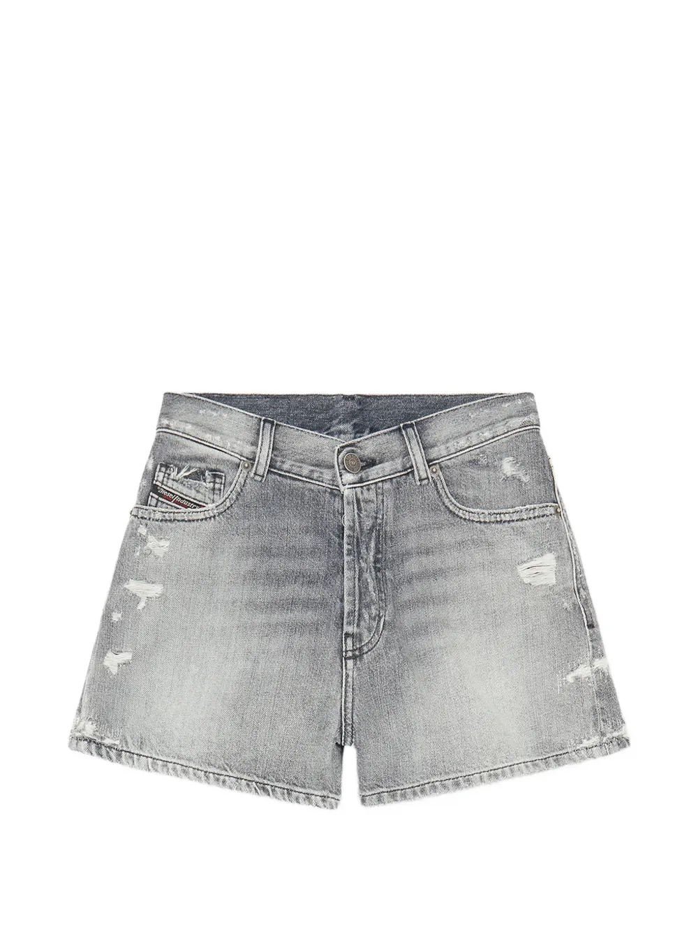 Diesel distressed frayed shorts - Grey