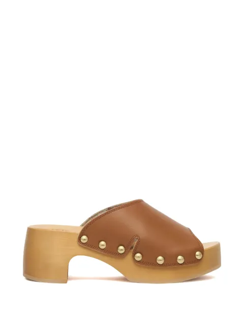 Scholl studded leather sandals