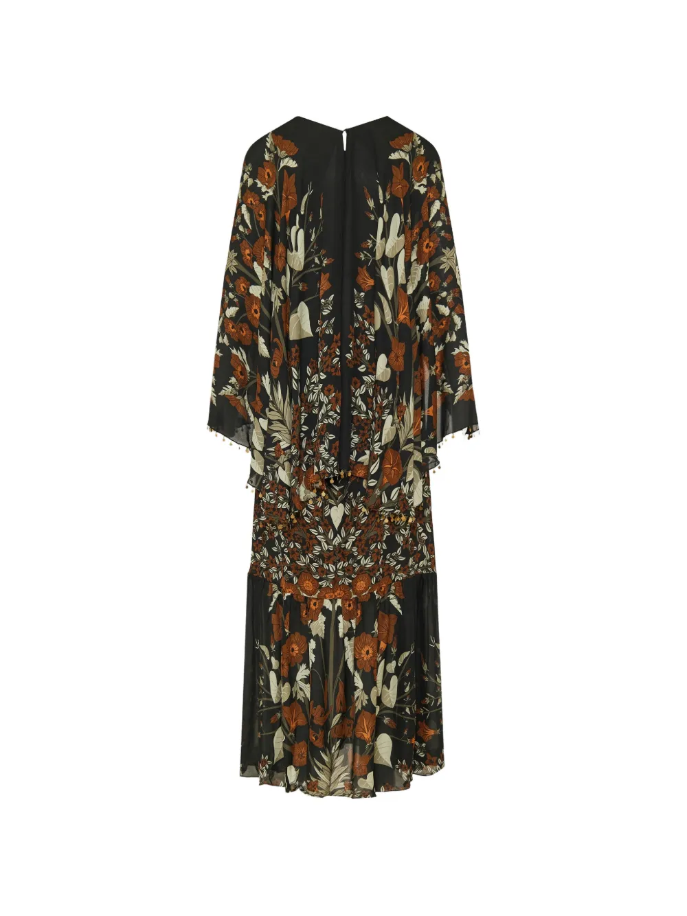 Johanna Ortiz Maxi-jurk met bloemenprint Groen