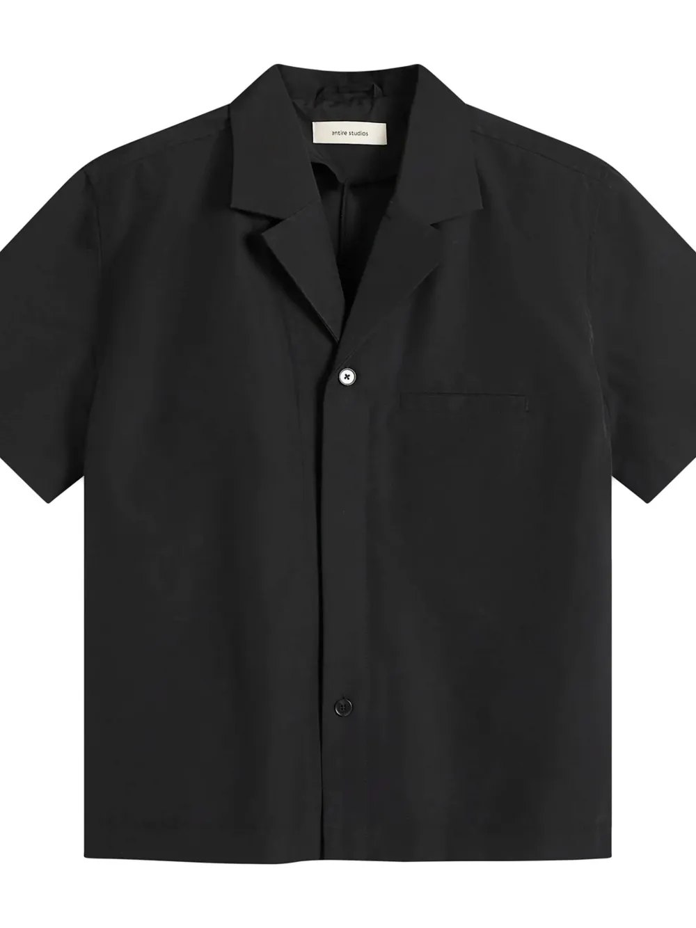  Entire Studios Camisa Con Cuello De Camisa - Negro 
