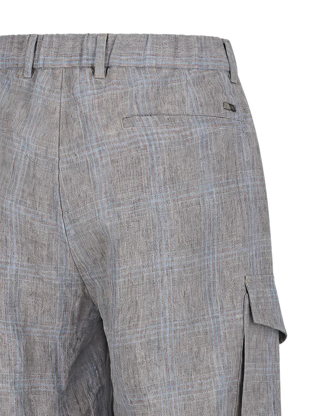 Herno Geruite cargo shorts Grijs